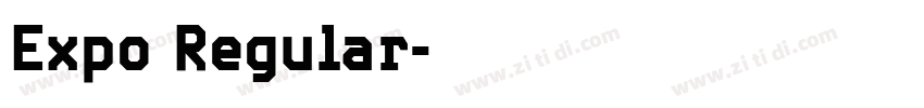 Expo Regular字体转换